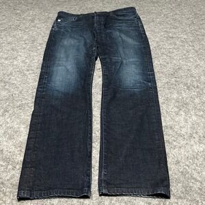 AG Adriano Goldschmied Jeans Mens 36x31 The Graduate Tailored Leg Dark Wash USA